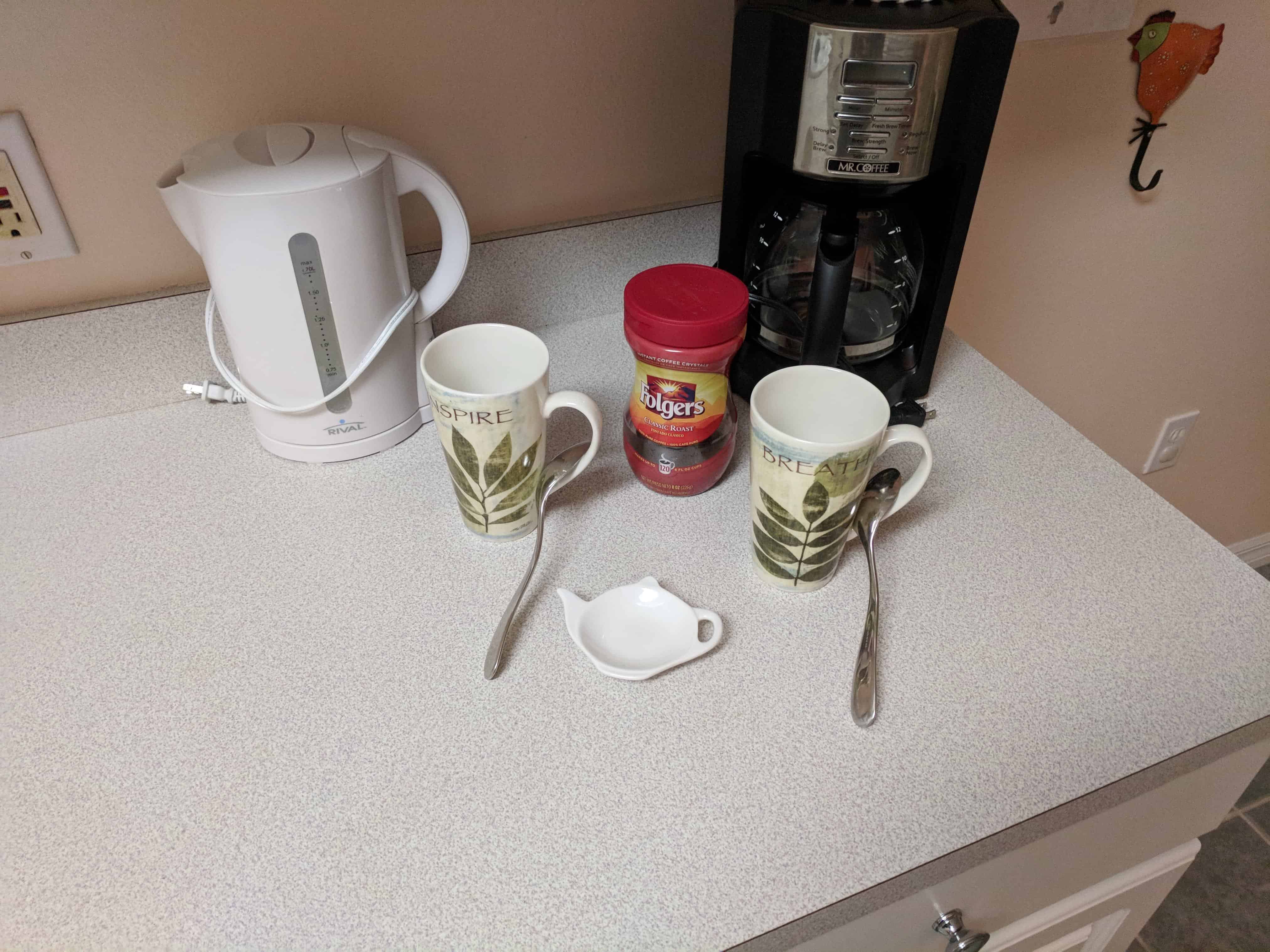 tea and coffee