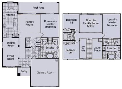 villa floor plan